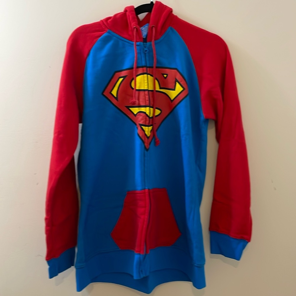 DC Comics Superman Zip Up Hoodie, Size XXL